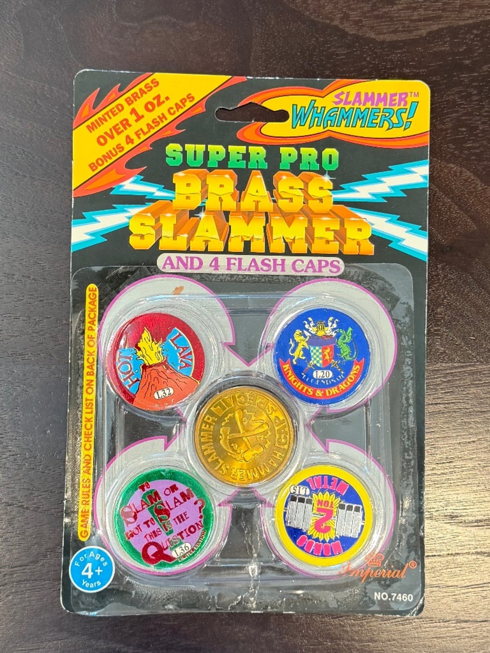 🥇 Vintage 1994 Slammer Whammers Super Pro Brass Slammer – Factory Sealed! 🥇